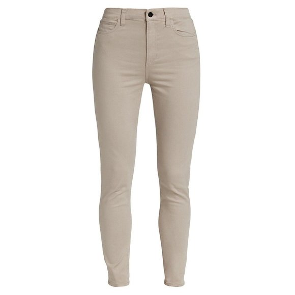 JOE'S JEANS Charlie High-Rise Stretch Coated Skinny Ankle Jeans Stoneware - 25 - Picture 7 of 7